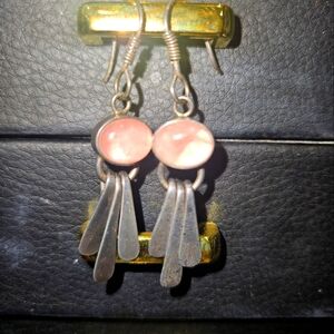 Elegant Amythist & Sterling  Earrings